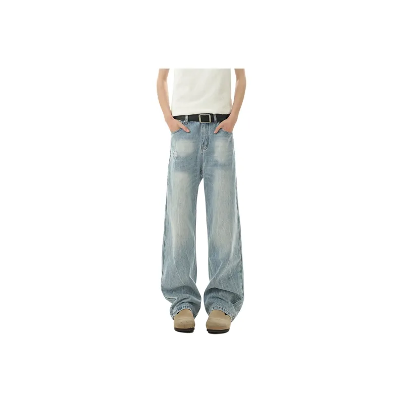 ROOMBOSE Jeans Unisex Light Blue-0