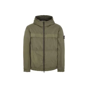 STONE ISLAND Zip Up Hooded Jacket