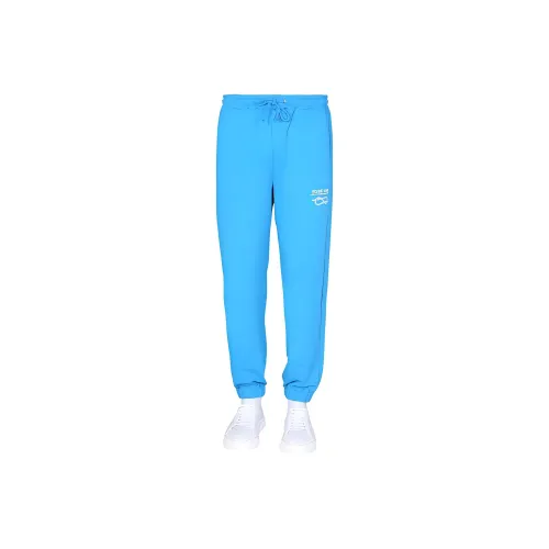 Helmut Lang Logo Printed Elastic Waist Jogging Pants