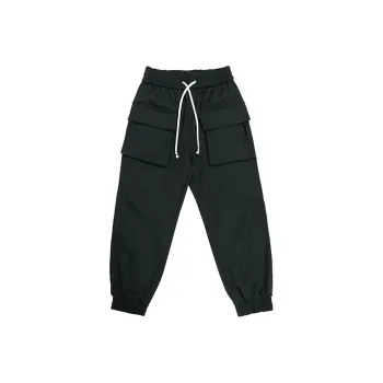 STNW Jogger Thickened Casual Pants Unisex Black