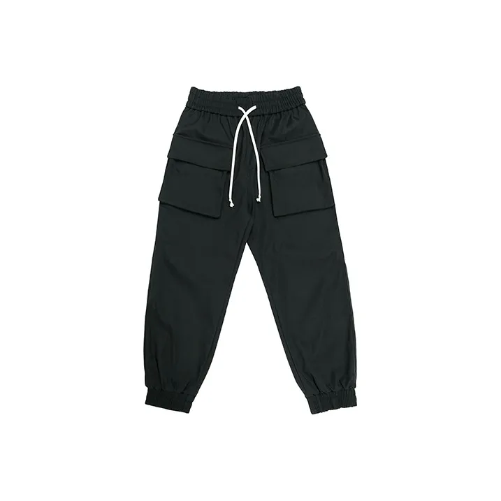 STNW Jogger Thickened Casual Pants Unisex Black-0