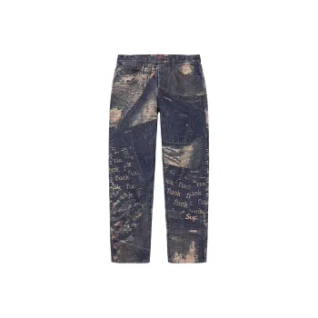 Supreme Archive Denim Jacquard Regular Jean