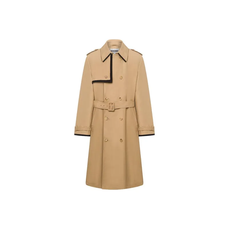 MOSCHINO Trench Coats Men Khaki-0