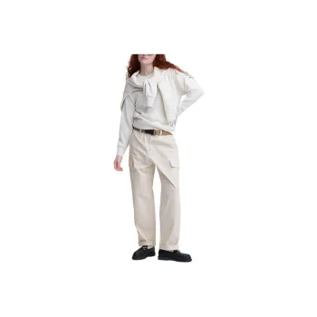 UNIQLO Cargo Pants Men Ivory