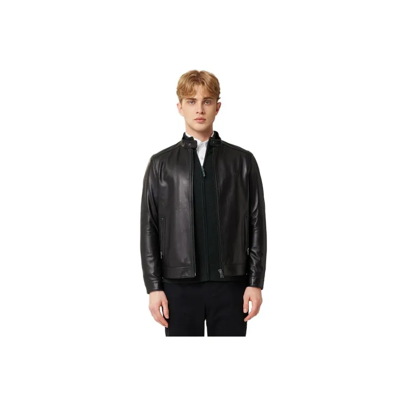 HAZZYS Leather Jackets Men-1