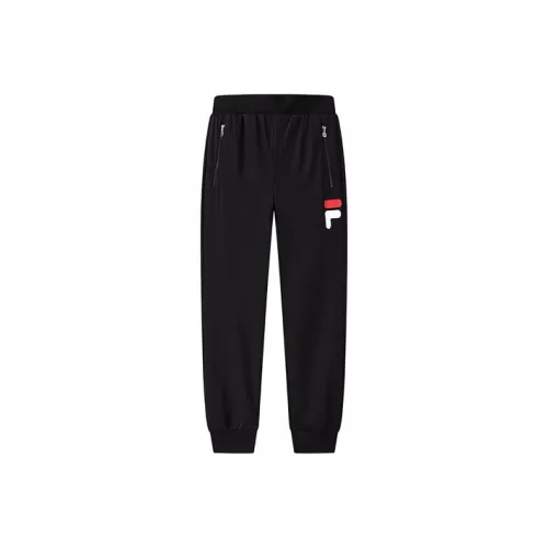 FILA Knitted Sweatpants Men Jet Black