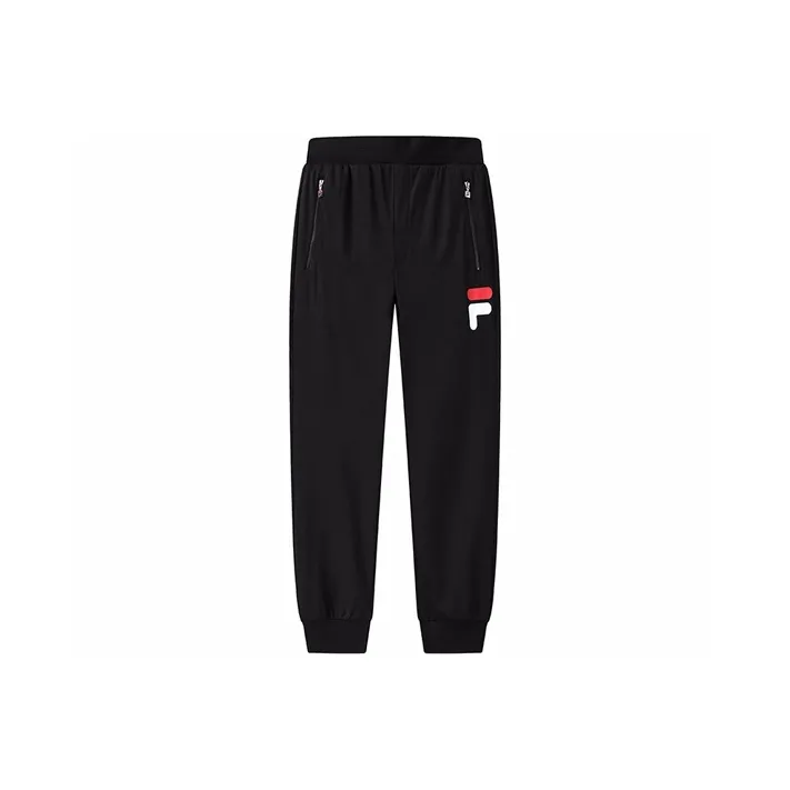 FILA Knitted Sweatpants Men Jet Black-0