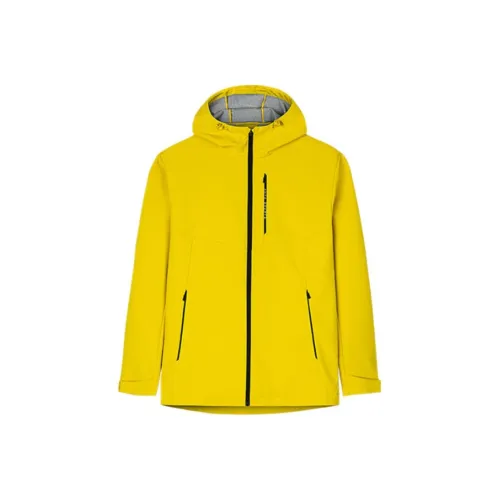 CHAOJIANTA Jackets Coats Men's Roasted Tea Yellow
