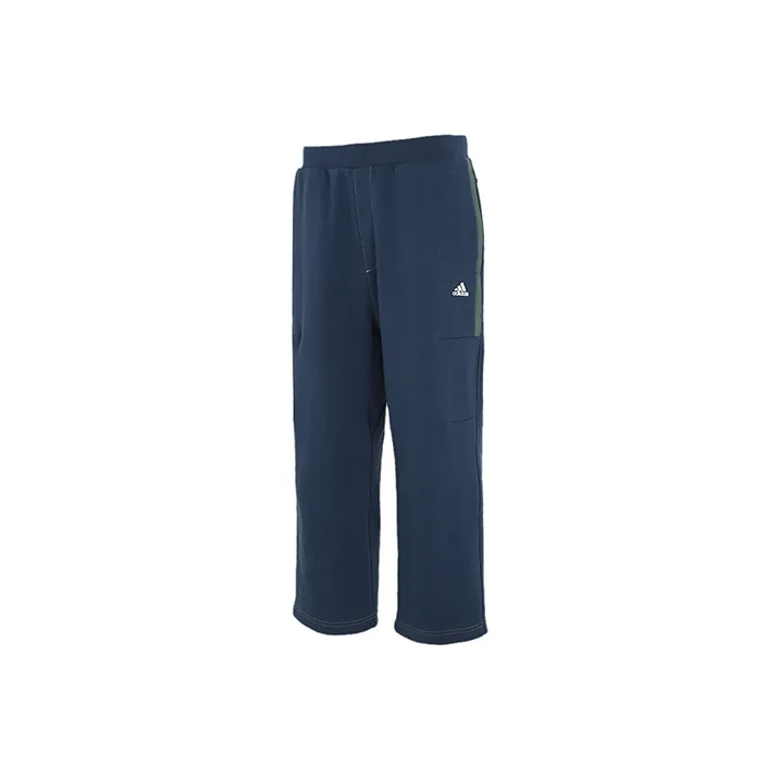 Adidas Wuji Series Knitted Sweatpants Men's Navy Blue-0