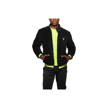 GUESS Dargen Signature Sherpa Jacket Jackets Coats Men's Black