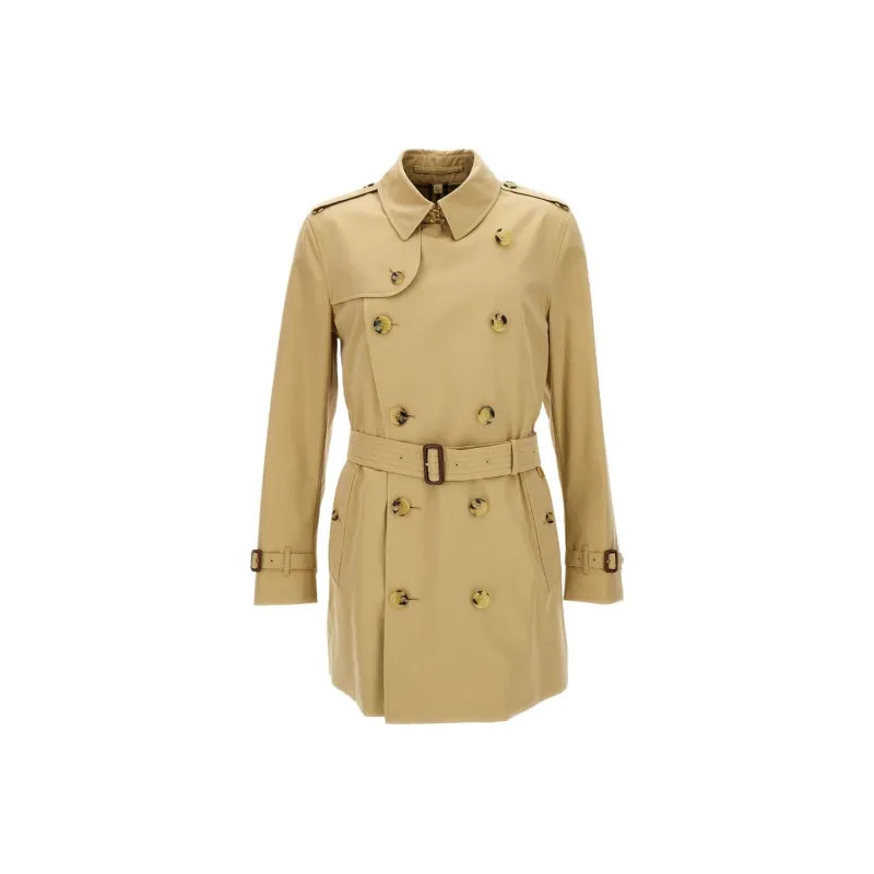 Burberry Heritage Kensington Double Breasted Belted Trench Coat-0