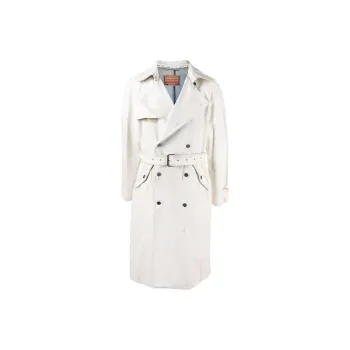 DIESEL Trench Coats Men White