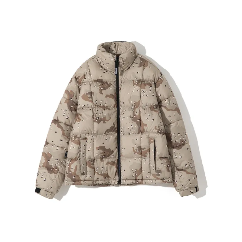 New Era Puffer Jacket Men's Khaki-0