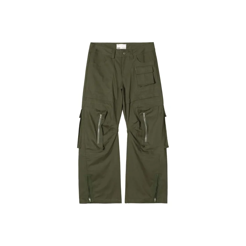 R69 Wide Leg Moderate Casual Pants Unisex-0