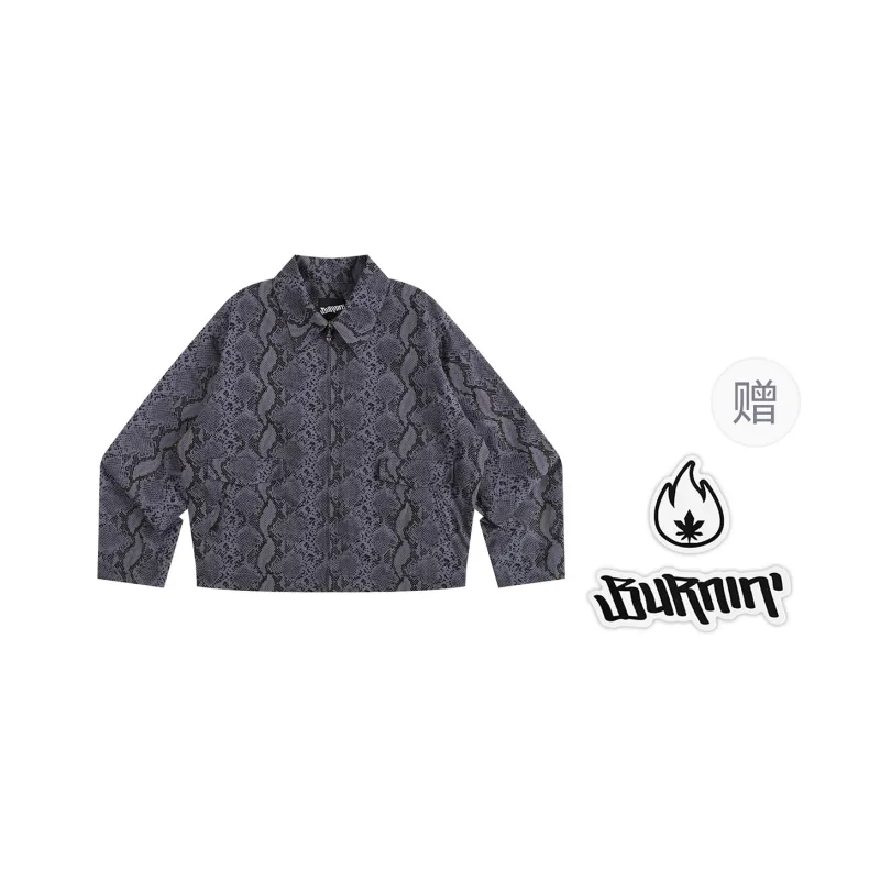 BURNIN Jackets & Coats Unisex Purple Black-0