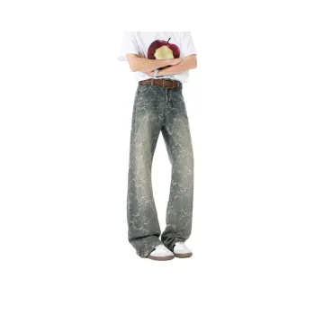 NEVER RULE Jeans Unisex Yellow Mud