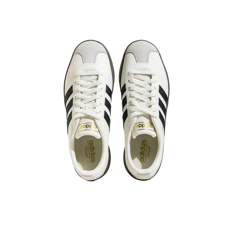 Adidas Vl Court Classic Anti Slip Wear Resistant Low Top Skateboard Shoes Unisex White-2