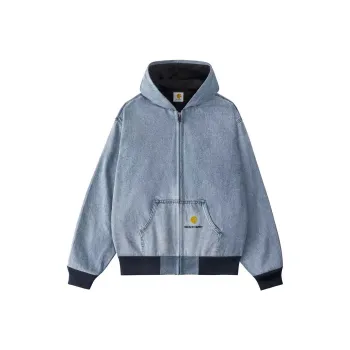 False Perception Jacket Unisex Washed Blue