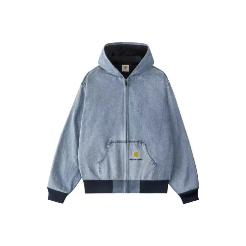 False Perception Jacket Unisex Washed Blue
