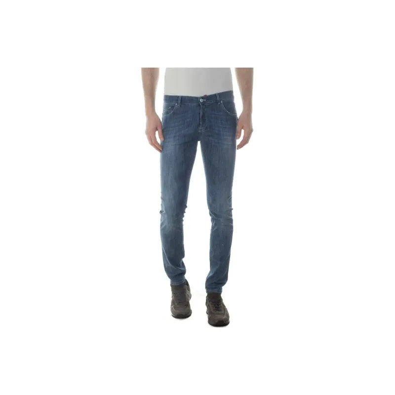DANIELE ALESSANDRINI Jeans Men's Blue-0