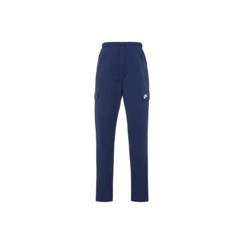 Nike Knitted Sports Pants Men's Navy Blue-0