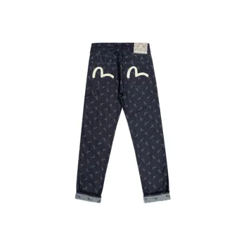 EVISU Jeans Men Denim Blue