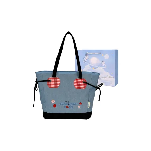 Duoluplo Doron Paul Canvas Bag, Shoulder Bag Women's Blue