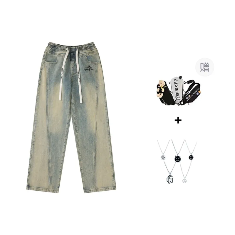 LIGHTNING BEAR Jeans Unisex-8
