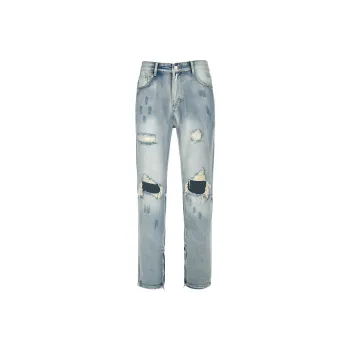 YearnObtainRainbow Jeans Unisex Light Blue