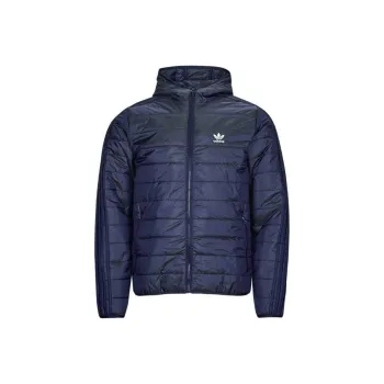 Adidas Padded Hooded Puffer Jacket Jackets Coats Men's Blue