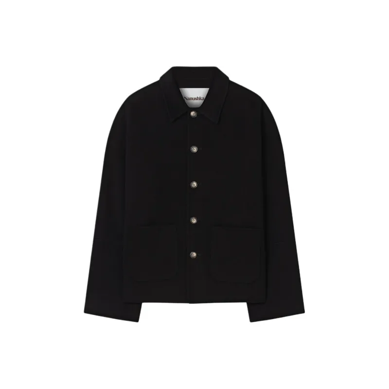 NANUSHKA Seger Wool-silk Shirt Jacket-0