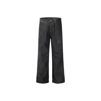 YINLEI Jeans Unisex Gray