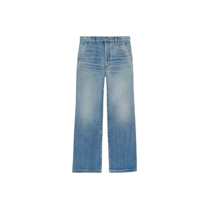 SAINT LAURENT Serge Wide leg Jeans-0