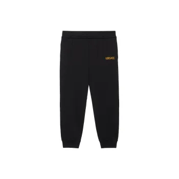 VERSACE VERSACE Knitted Sports Pants Men's Black