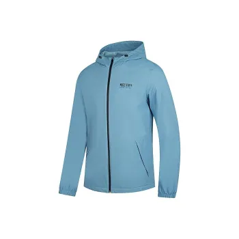 QIAODAN Trench Coat Men's Flint Blue