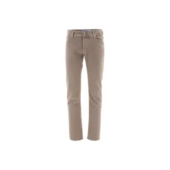 JACOB COHEN Logo Patch Slim Fit Trousers