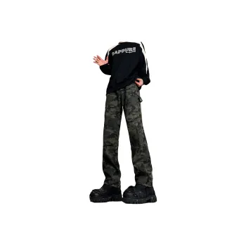 WKOOG Jeans Unisex Camouflage