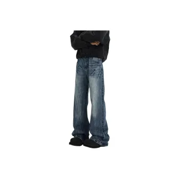 SUNSETMONENT Jeans Unisex Vintage Blue