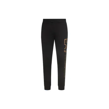EMPORIO ARMANI Knitted Sports Pants Men's Black