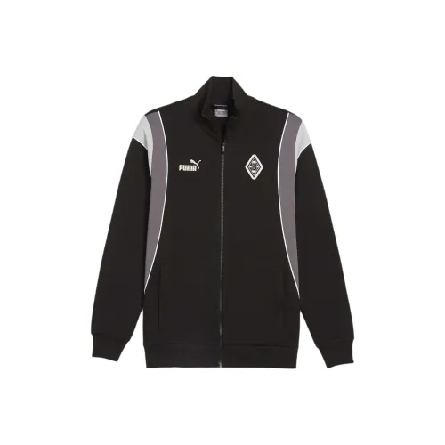 PUMA PUMA X SUE TSAI FtblArchive Jackets Coats Men's Black Gray