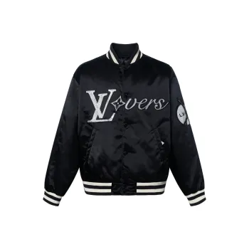 LOUIS VUITTON Embroidered Nylon Baseball Blouson