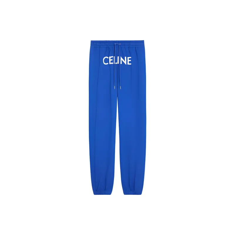 CELINE Track Pants In Cotton Fleece-0