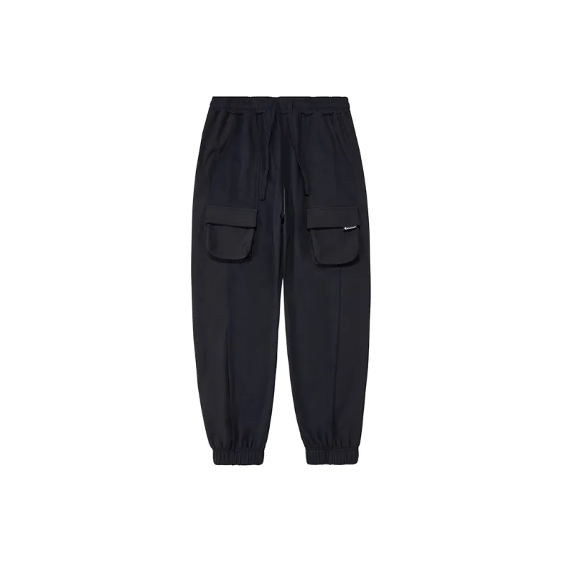 WAYNEXZAVIER Cargo Pants Men Black-0