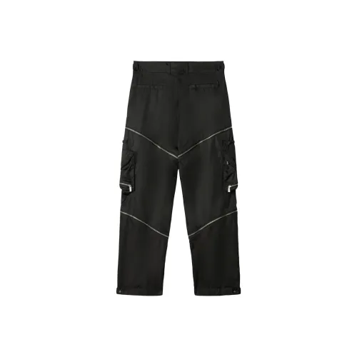 OFF WHITE Zip Detailed Straight Leg Pants