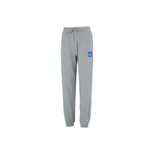 PUMA Knitted Sweatpants Men Gray