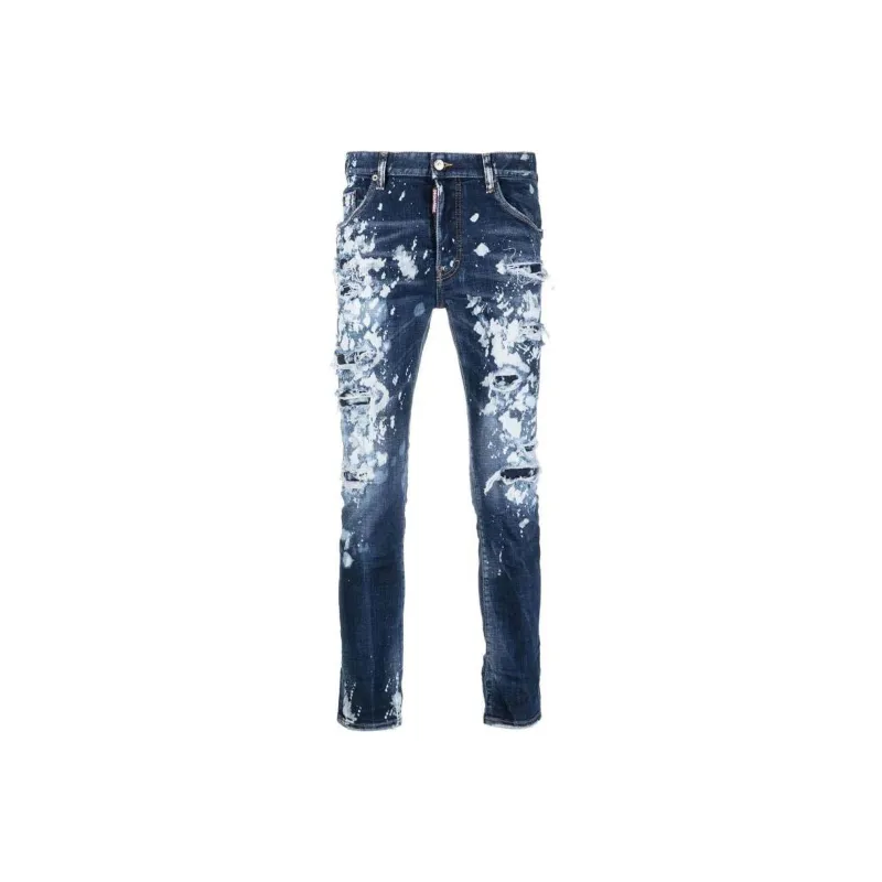 DSQUARED 2 Paint Splatter Effect Distressed Jeans-0