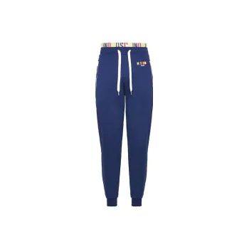 MOSCHINO Knitted Sweatpants Men Blue