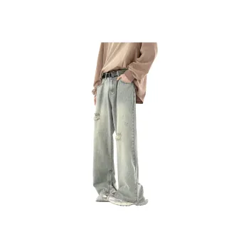 Pepe The Frog Jeans Unisex Yellow Mud