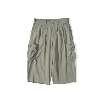 DAKYAM Baggy Pants Casual Pants Unisex Olive
