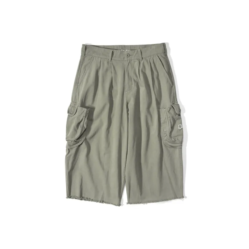 DAKYAM Baggy Pants Casual Pants Unisex Olive-0